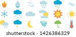 set of color icons on the theme ... | Shutterstock .eps vector #1426386329