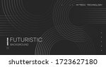 abstract futuristic technology. ... | Shutterstock .eps vector #1723627180