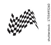 race flag illustration logo... | Shutterstock .eps vector #1755495260