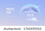 money protection futuristic... | Shutterstock .eps vector #1765459310