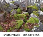 Large Stone Boulders Covered...