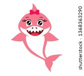 Cute Pink Decorative Baby Shark....