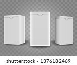set of vector realistic paper... | Shutterstock .eps vector #1376182469