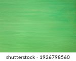 Green Painted Wooden Background....