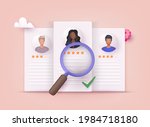 human resource management and... | Shutterstock .eps vector #1984718180