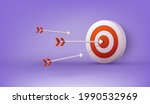archery target and arrow.... | Shutterstock .eps vector #1990532969