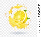 Lemon Fruit Juice Splash...