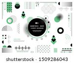 abstract green and black... | Shutterstock .eps vector #1509286043