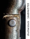 Small photo of Macro 7mm rusty link chain