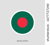 bangladesh button flag icon... | Shutterstock .eps vector #1677727240