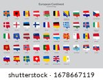 european countries flag icons... | Shutterstock .eps vector #1678667119