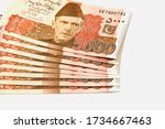 pakistani rupees  pakistani... | Shutterstock . vector #1734667463