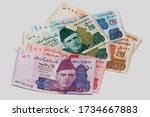 pakistani rupees  pakistani... | Shutterstock . vector #1734667883