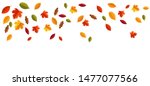 hello autumn  autumn leaves... | Shutterstock .eps vector #1477077566