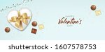 realistic chocolate set  gift ... | Shutterstock .eps vector #1607578753