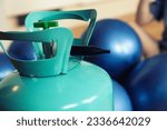 helium tank with balloons. Inflating balloons with helium at home. Balloons do not fly, various problems when inflating balloons with helium