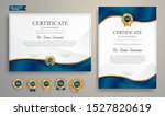 appreciation certificate in... | Shutterstock .eps vector #1527820619