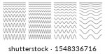 set of wavy horizontal lines on ... | Shutterstock .eps vector #1548336716