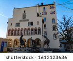 vaduz  liechtenstein   december ... | Shutterstock . vector #1612123636