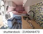 Camper van self made interior , van life design, diy project