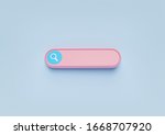 minimal blank search bar on... | Shutterstock . vector #1668707920