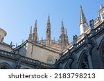 Small photo of Burgos Gothic Cathedral in the city of Burgos, Spain