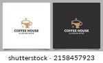 cup coffee logo design template ... | Shutterstock .eps vector #2158457923
