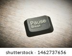 Pause button. Break button. Pause / break button. Where is the Break Key in real life?? Coffee Break in the office. If life had a Pause Button