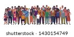 large group of people of... | Shutterstock .eps vector #1430154749