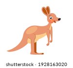 Cute Cartoon Kangaroo Character ...