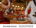 Arabic Traditional Hospitality (Saudi Arabia). Bedouin lifestyle People.