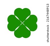 4 Green Hearts Monogram Icon....
