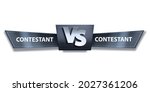 vs fight game vector banner ... | Shutterstock .eps vector #2027361206