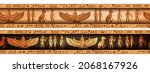 egypt seamless border set ... | Shutterstock .eps vector #2068167926