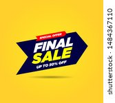 special offer final sale banner ... | Shutterstock .eps vector #1484367110