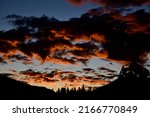 Small photo of Fantastic draconian sunset in Urubamba valley-Cusco-PERU