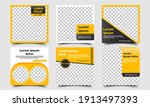 set of the editable promotional ... | Shutterstock .eps vector #1913497393
