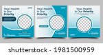 set of medical social media... | Shutterstock .eps vector #1981500959