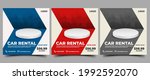 car rental social media post... | Shutterstock .eps vector #1992592070