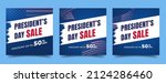 set of president's day sale... | Shutterstock .eps vector #2124286460