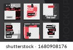 sale banner layout design. set... | Shutterstock .eps vector #1680908176