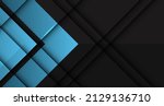 abstract blue overlapping... | Shutterstock .eps vector #2129136710