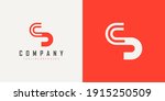 abstract initial letter c and s ... | Shutterstock .eps vector #1915250509