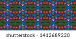 african repeat pattern.... | Shutterstock . vector #1412689220