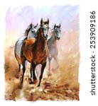Horse Equestrian Passion Oil...