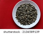Striped Sunflower Seeds In A...
