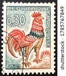 Paris  Circa 1965  French Stamp ...