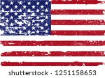 usa flag background.vector... | Shutterstock .eps vector #1251158653