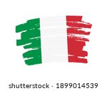 flag of italy in brush stroke... | Shutterstock .eps vector #1899014539