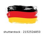 grunge germany flag.brush... | Shutterstock .eps vector #2152526853